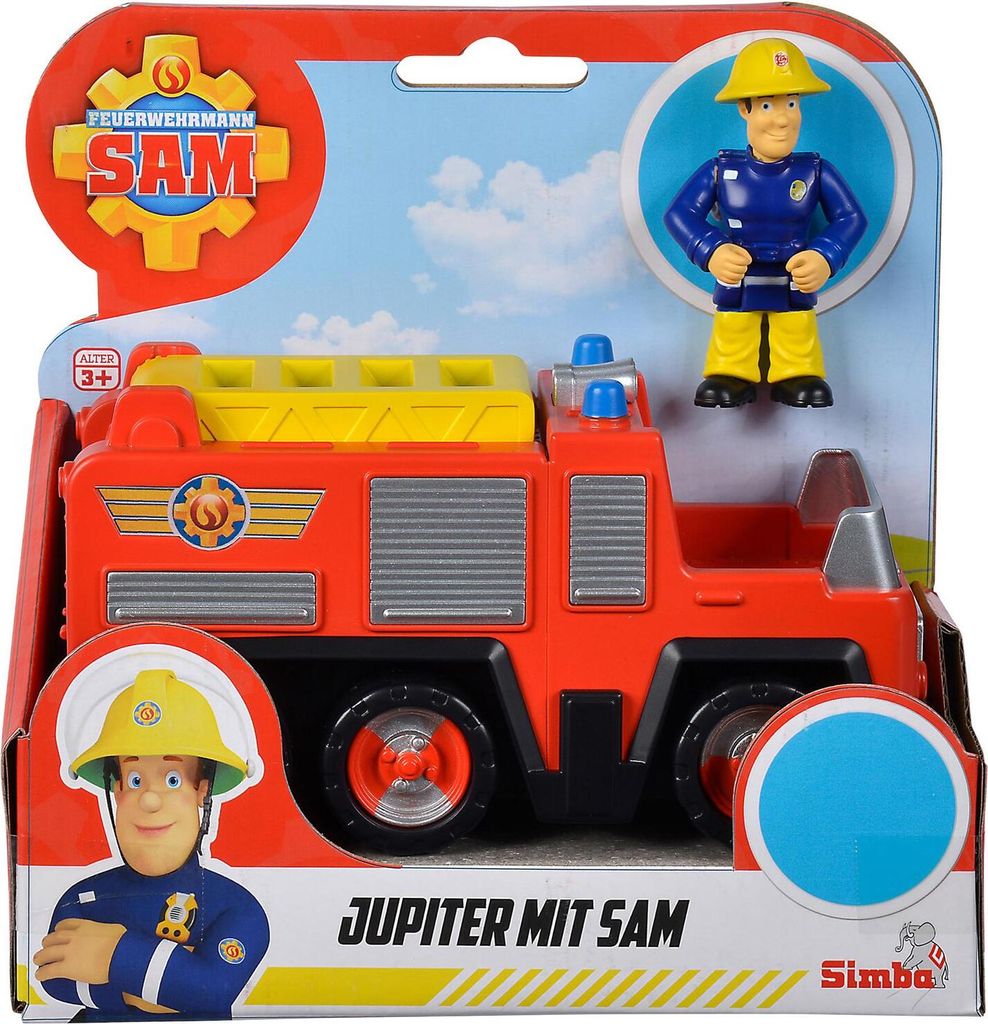 Simba Feuerwehrmann Sam Jupiter mit Feuerwehrmann Sam