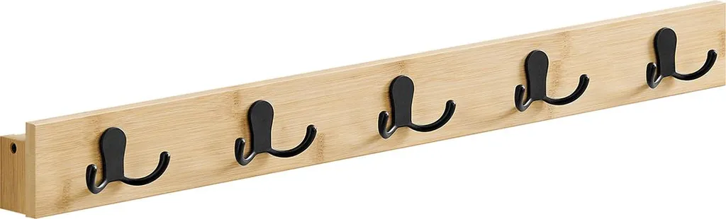 Appendiabiti da Ingresso Beige Naturale - Design Metallo e Ripiano