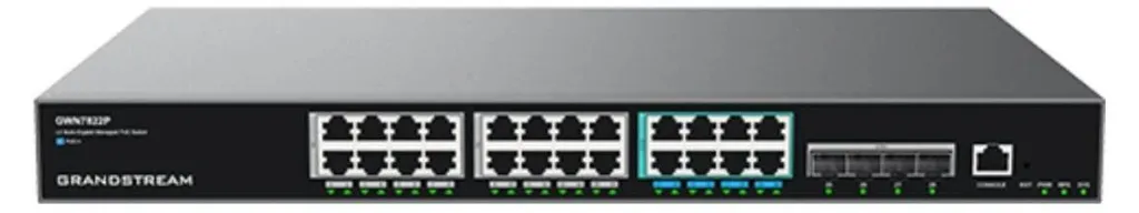 Éliminez les lenteurs réseau avec le Switch 2.5G PoE++ GWN7822P 24 ports