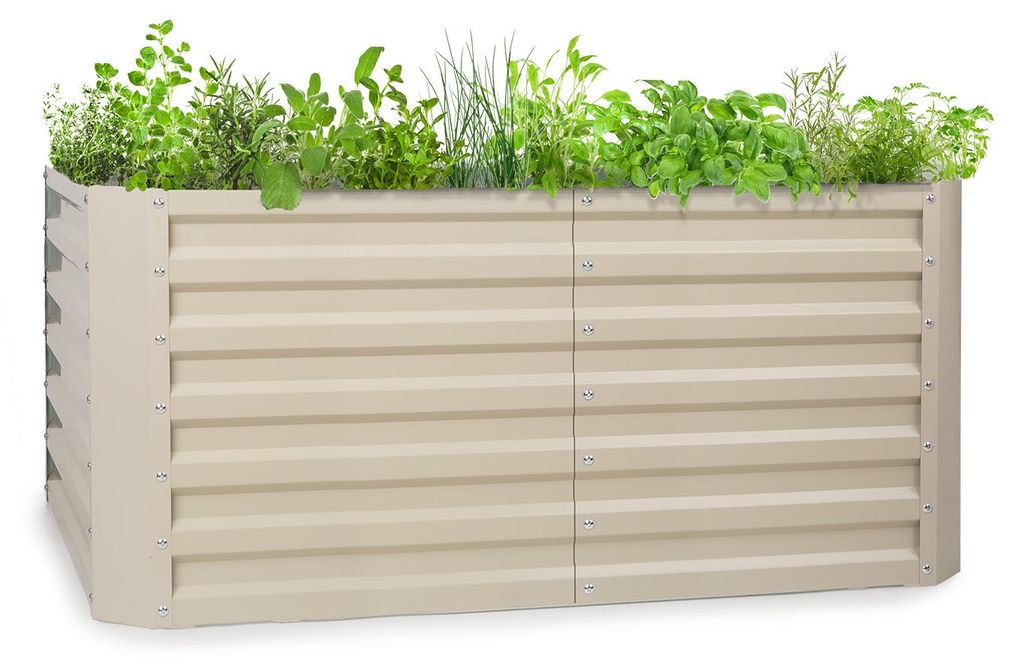 Blumfeldt Hochbeet aus Metall, Wetterfestes Stahl-Hochbeet Produktbild 