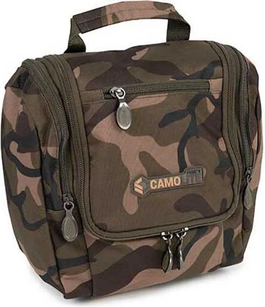 Sac de lavage Fox Camolite avec miroir amovible et crochet de biwy