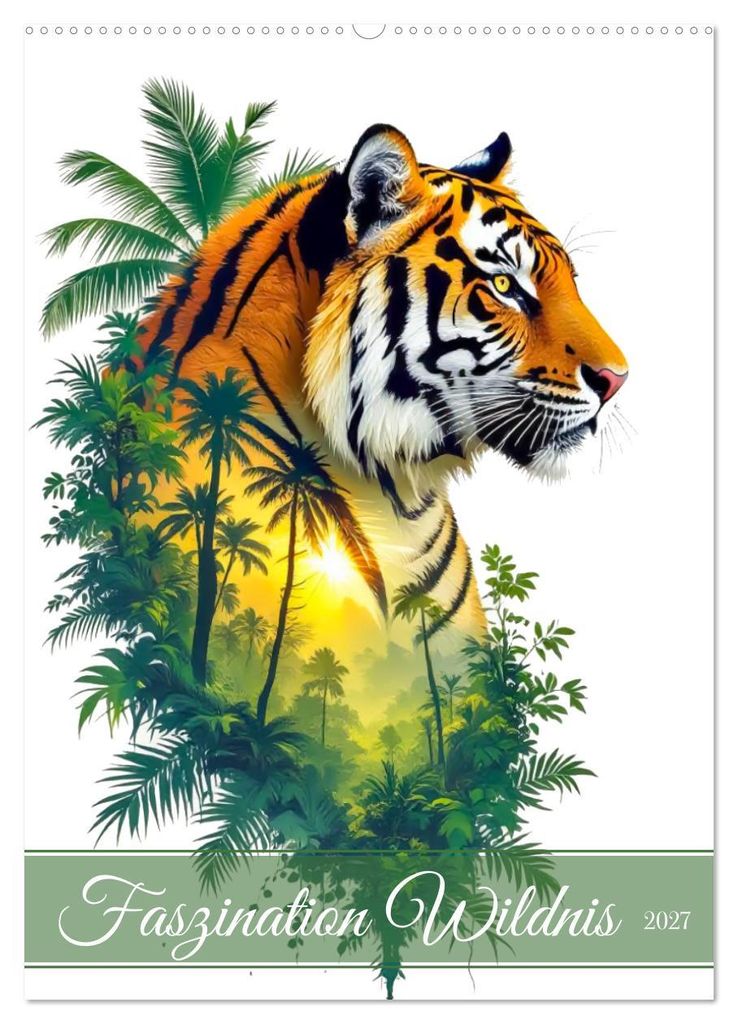 Im Bann der Wildnis (Wandkalender 2027 DIN A2 hoch), CALVENDO Monatskalender