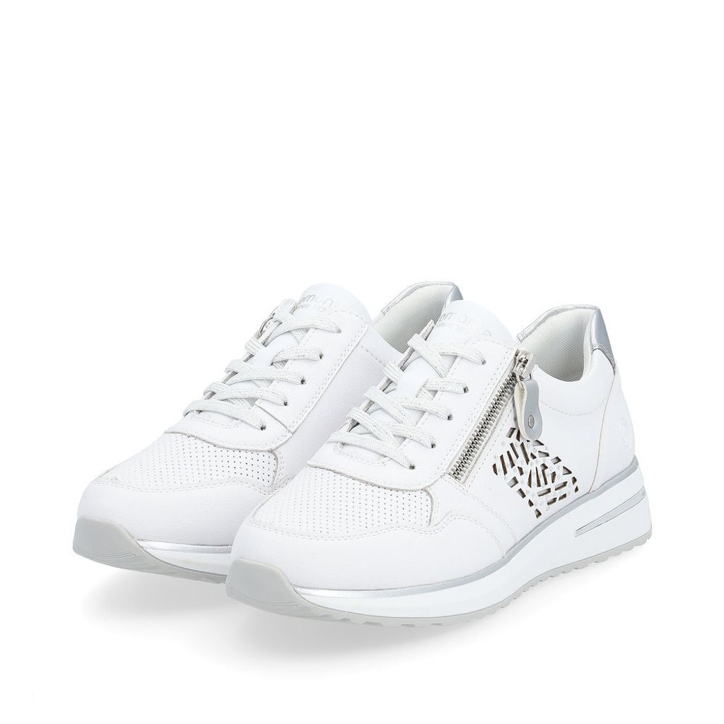 Remonte Sportliche Schnürschuhe Damen 31373136333338 Weiß 41 EU