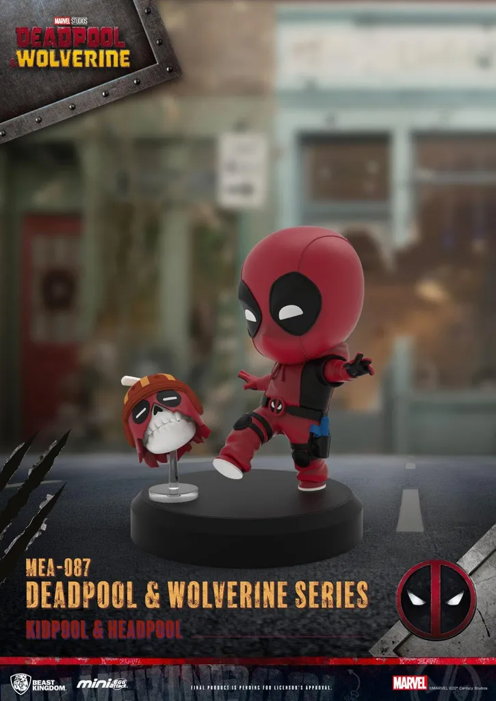 Set de Figurines de Collection Deadpool & Wolverine Marvel Série MEA 8cm