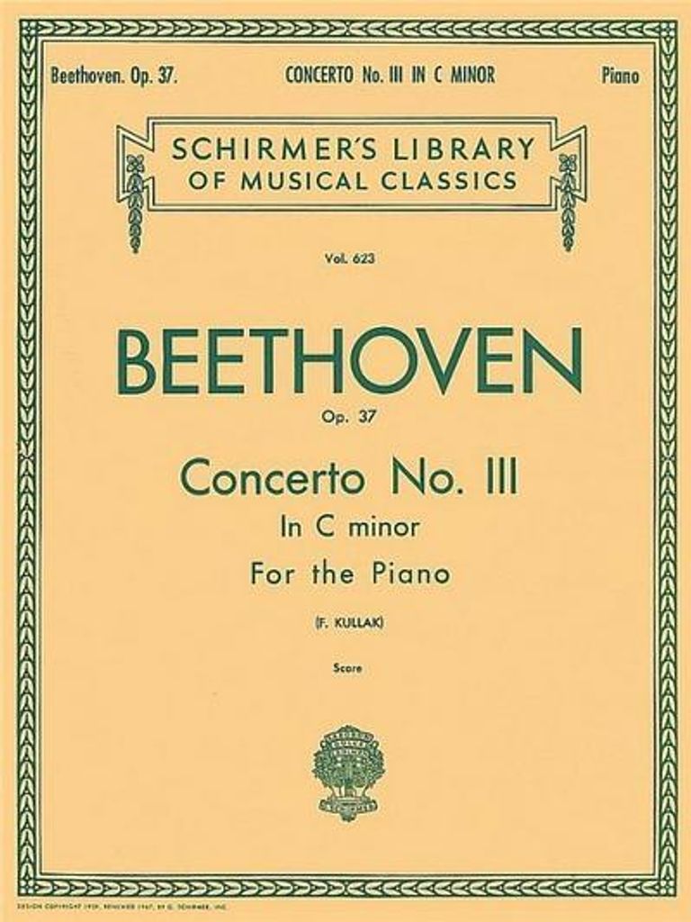 Konzert Nr. 3 in c-Moll, Op. 37 (2-Klavier-Partitur)