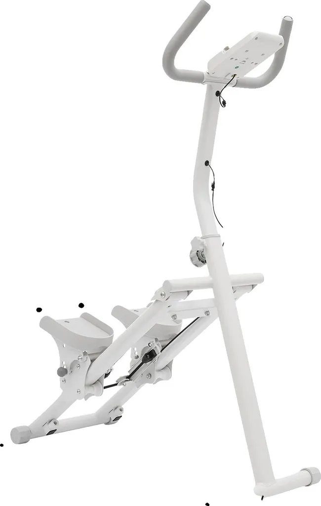 Machine à monter les escaliers compacte BLANC avec résistance réglable