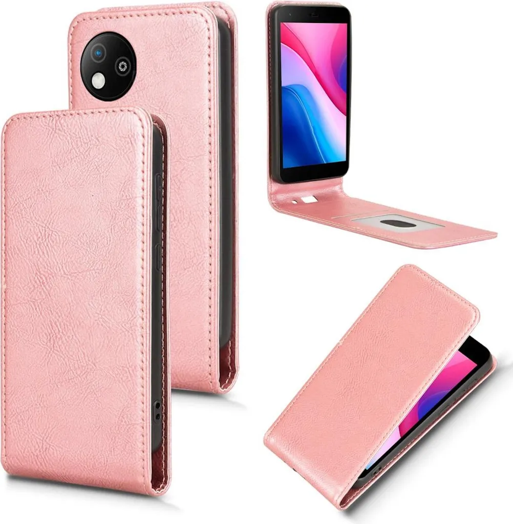 Cover Rosa ZTE Blade A35 Lite Verticale Flip - Stile e Protezione Totale