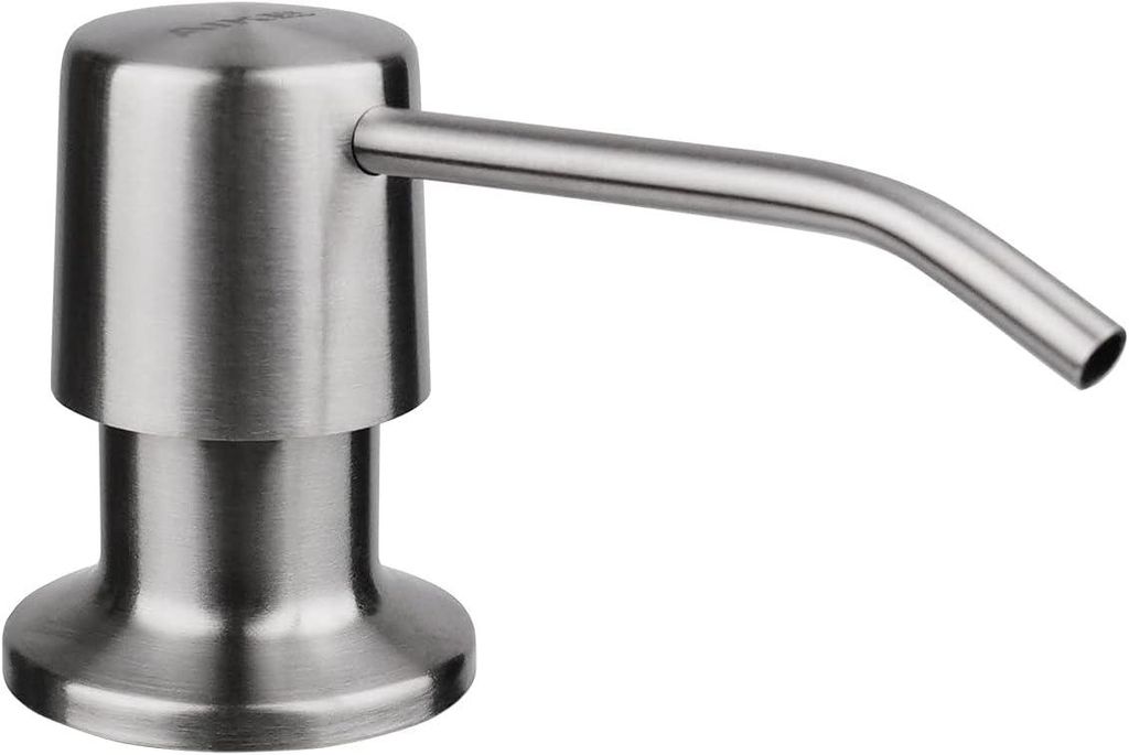 Eingebauter Seifenspender, 500 ml, Edelstahl, für Waschmittel im Badezimmer/Küchenwaschbecken
