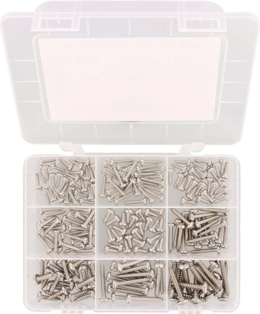 Assortiment MARINETECH vis à tôle, 8152174120, tête bombée, Image du produit 
