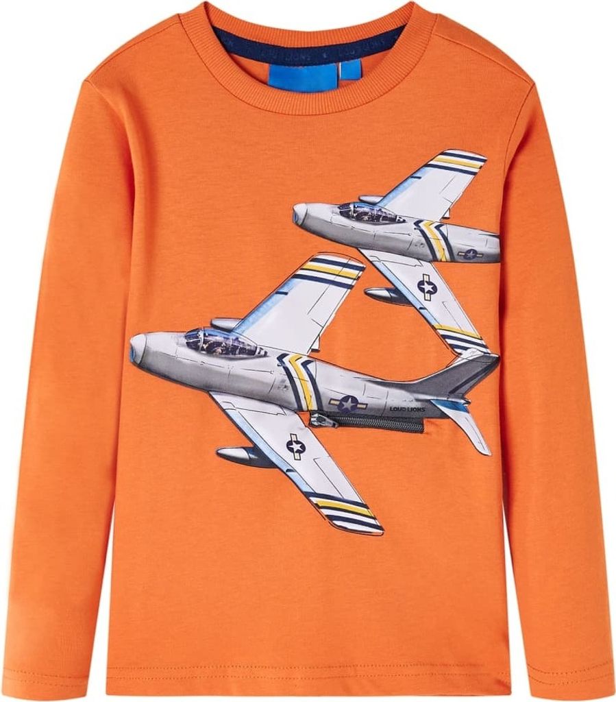 "im Sonderangebot"Kinder-Langarmshirt - Modernes und langlebige - Dunkelorange 92 DE917517 - Arbeitshosen
