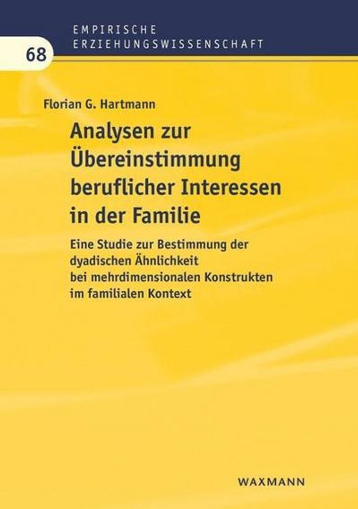 Analysen zur Übereinstimmung beruflicher Interessen in der Familie