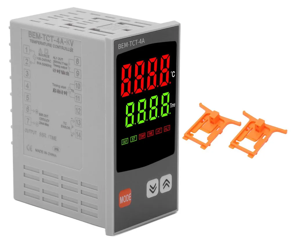 Contrôleur thermostatique industriel PID avec double affichage numérique