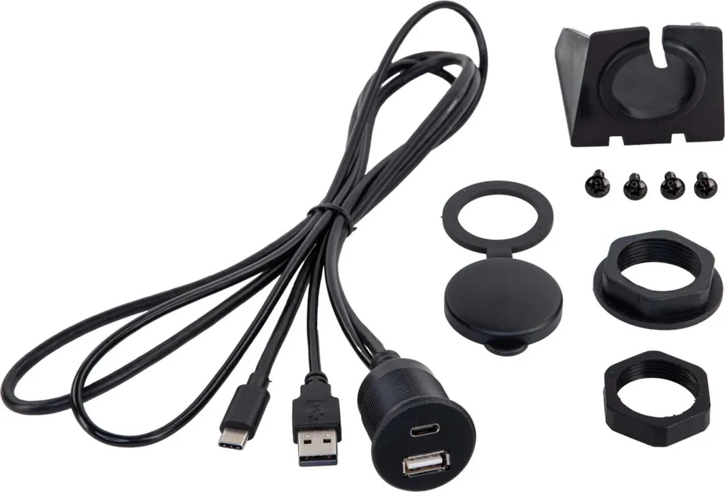 Modulo USB-C/USB-A Professionale 12V/24V - Incasso per Barca e Camper - 1
