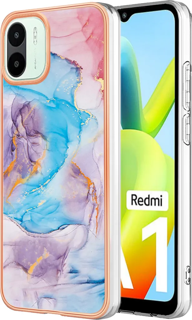 Per XIAOMI REDMI A1 CUSTODIA SILICONE TRASPARENTE + PELLICOLA VETRO