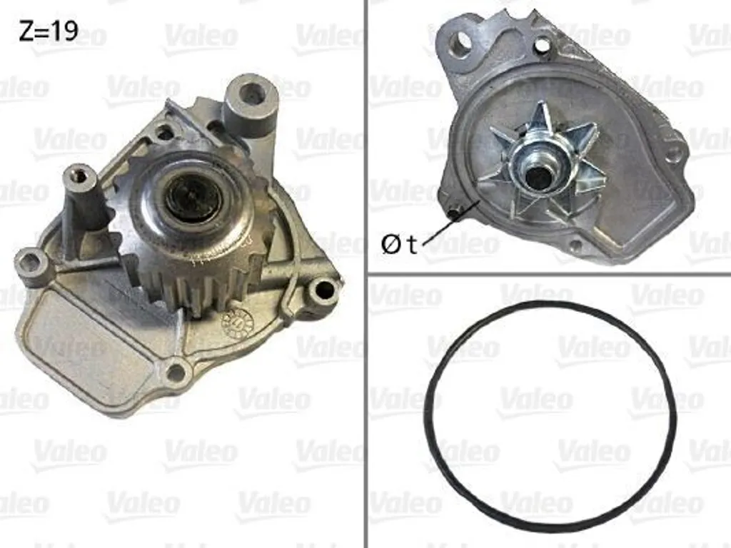 Pompe à Eau de Refroidissement Moteur pour Civic V et VI - VALEO PA5201