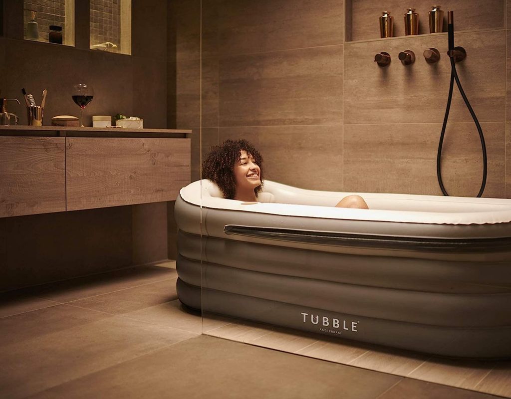 Tubble® Royale Aufblasbare Badewanne - Ambient Taupe - Produktbild 9