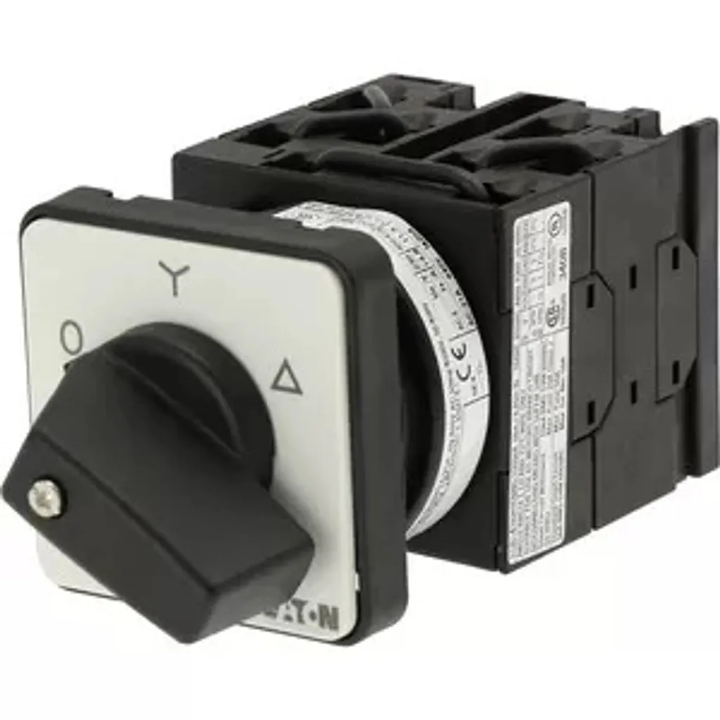 Commutateur Eaton T0-4-8410/E 3P noir haute performance IP65 frontal
