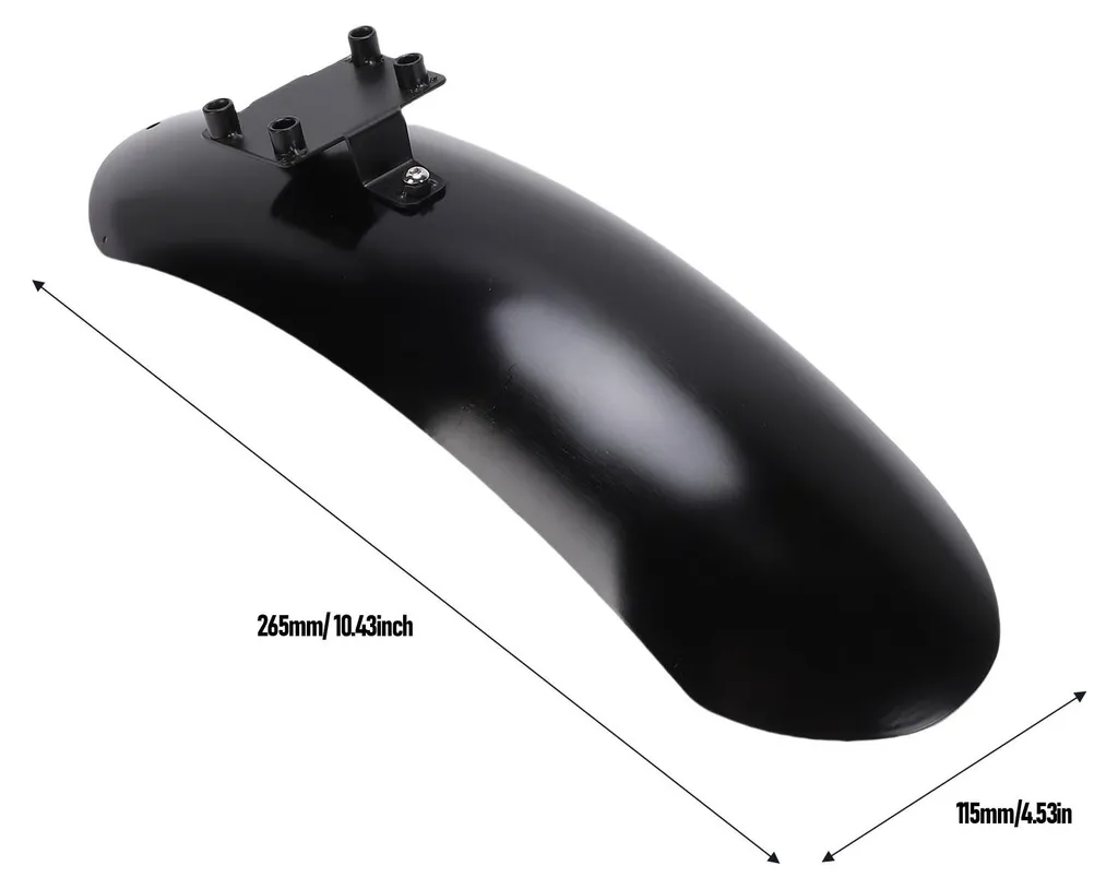 Bavette moto avant surélevée en alliage d'aluminium noir Honda SCL500 - 18