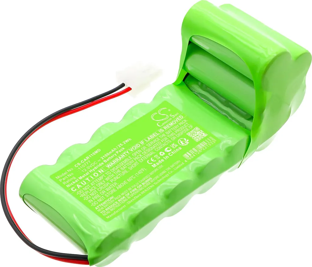 Batterie de Rechange pour ECG Cardioline ELAN 1100 Autonomie de 12V