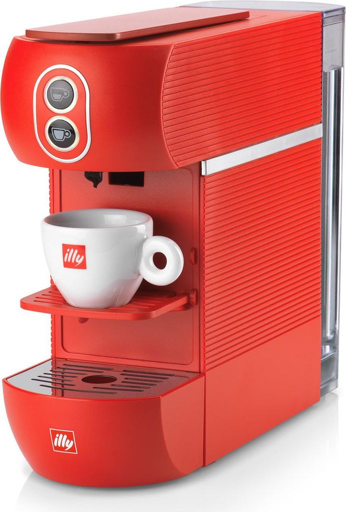 Illy Easy, Pod-Kaffeemaschine, 1 l, Kaffeepad, 1250 W, Rot