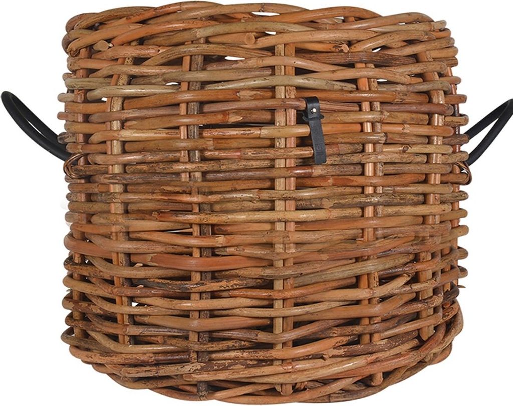 A2 Living XXL Rattan Korb Mammut 90 cm Blumentopf Blumenkübel Pflanztopf 85x90