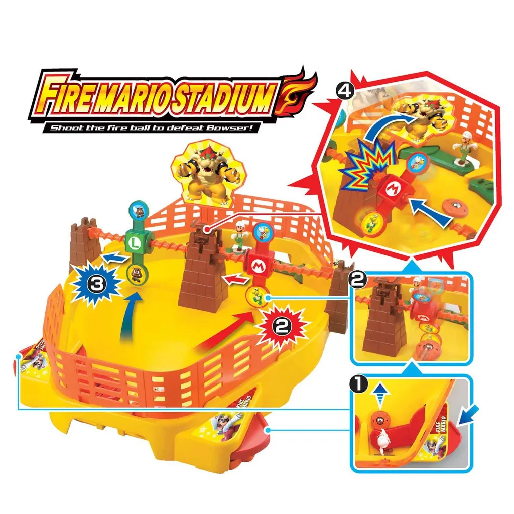 Jeu de société Super Mario Stadium - Jeu d'adresse Fire Mario Epoch - 13