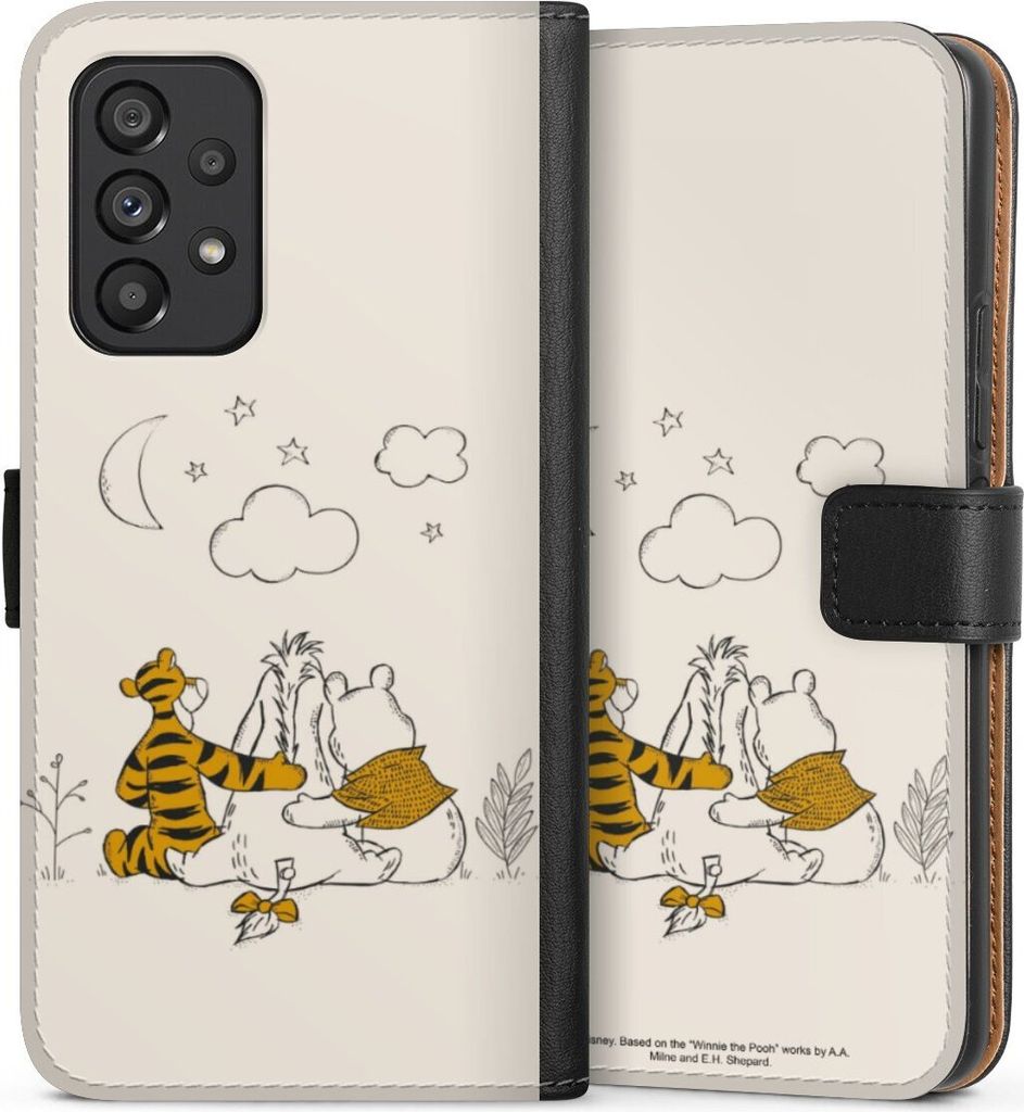 DeinDesign Klapphülle für Samsung Galaxy A53 5G Handytasche Lederhülle Tasche Disney Offizielles Lizenzprodukt Winnie Puuh