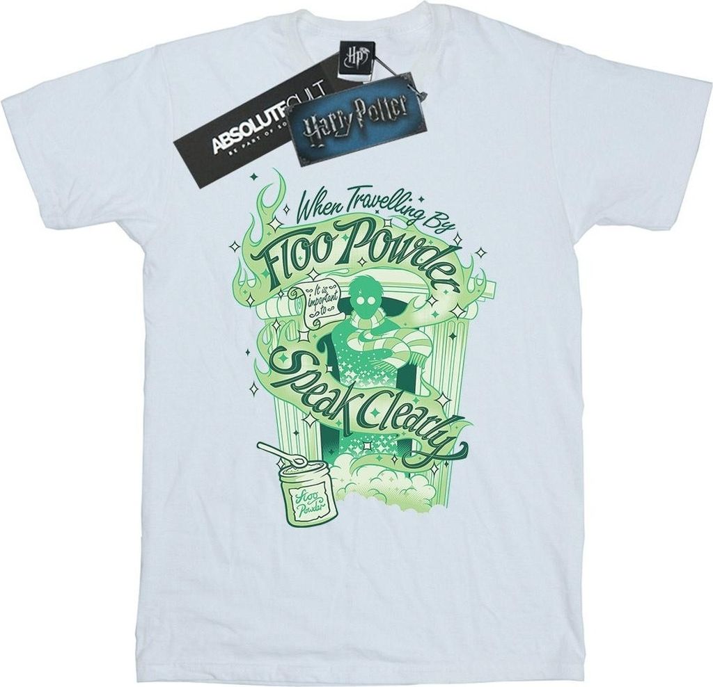 Harry Potter - "Floo Powder" T-Shirt für Herren BI29988 (3XL) (Weiß)