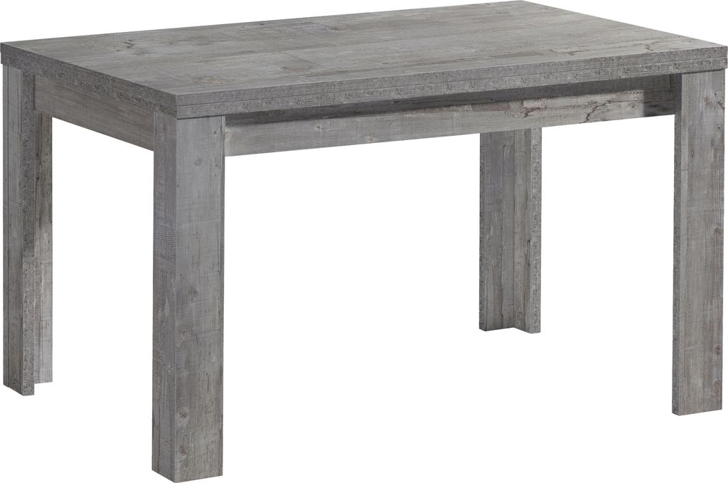 Kulissentisch >Monzi< (ausziehbar) in beton - 120x78x80cm (BxHxT)