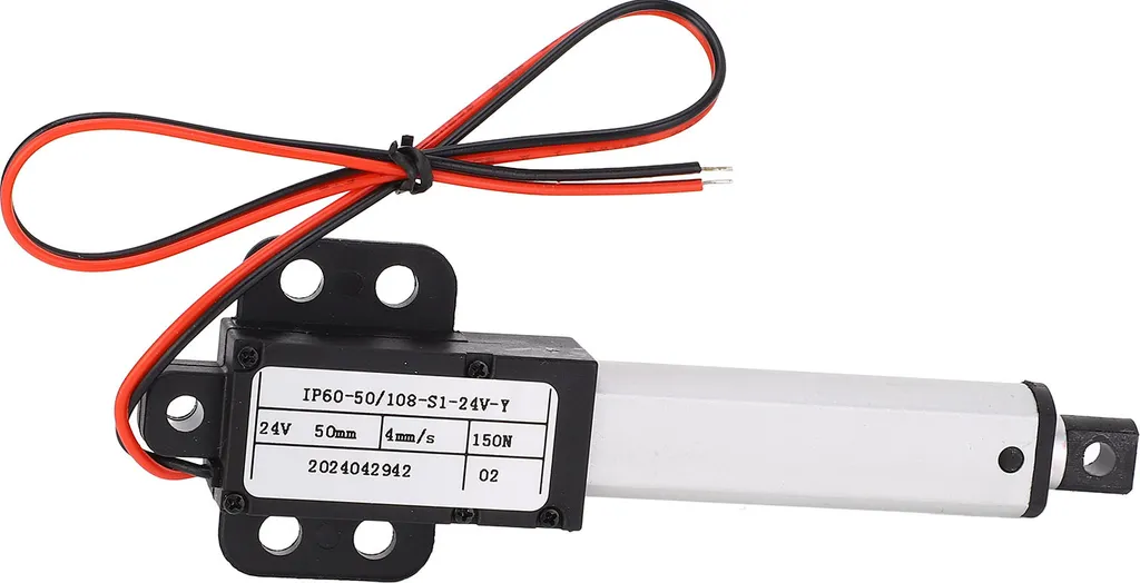 Actionneur Linéaire pour Ouverture de Trappe et Fenêtre DC 24V 50mm