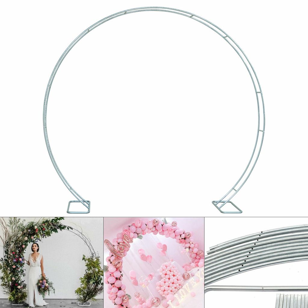 Donut Ständer 2.3M Ballonbogen-Kit,Rund Ballonsäulenständer,Tisch Luftballon Bogen Kit,Party Dekoration Ballonbogen,Ballon Girlanden Halter Für Hochzeit Taufe,Geburtstagsfeier,Hochzeitstag,Party Dekoration Ballon Ständer