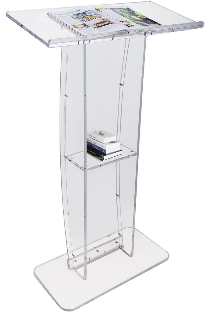 Vevor Akrylowy Podest Stojący 119 Cm Przezroczysty Podium Zdjęcie produktu 