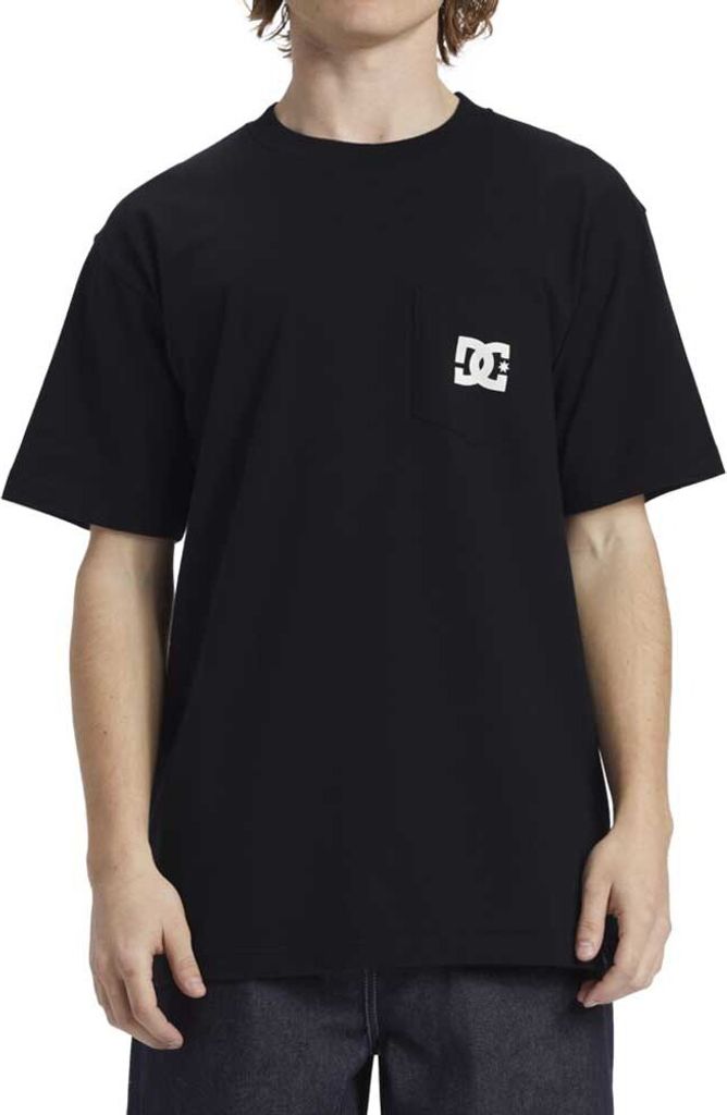 Dc Shoes Star Pocket Kurzarm-t-shirt Schwarz M Mann Schwarz M
