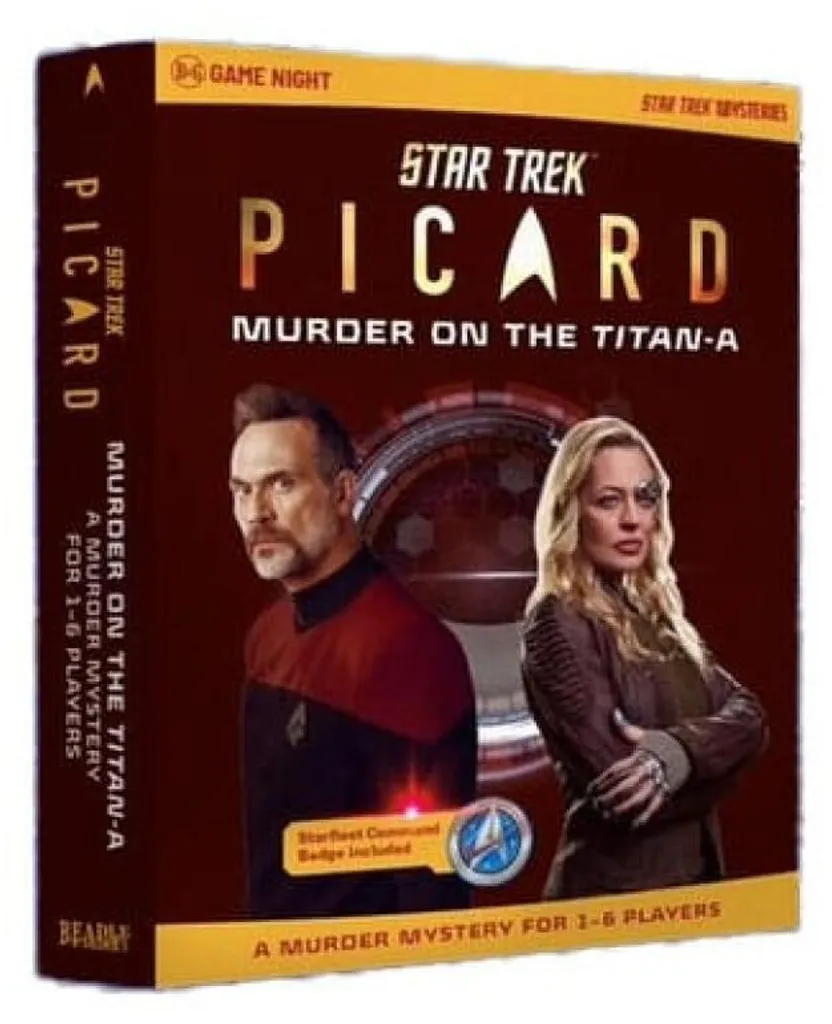 Jeu de société de déduction Star Trek Picard Meurtre sur Titan-A