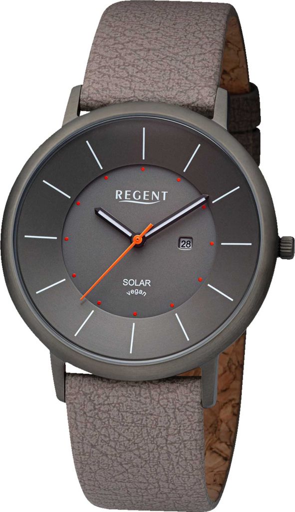 Regent Solaruhr Stahl Uhrband Vegan BA-723