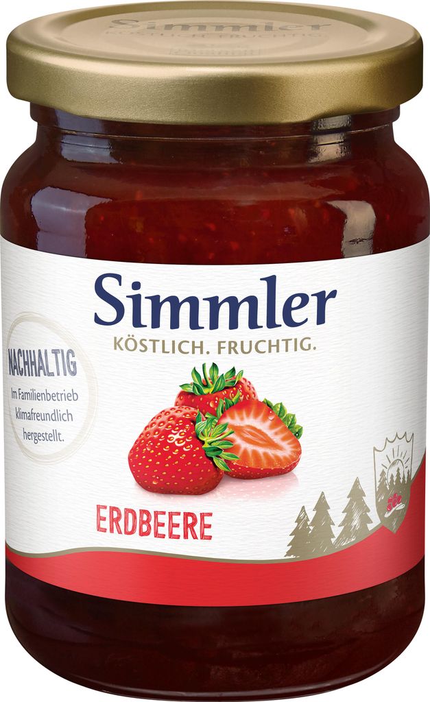 Simmler Erdbeer-Konfitüre Extra 225g