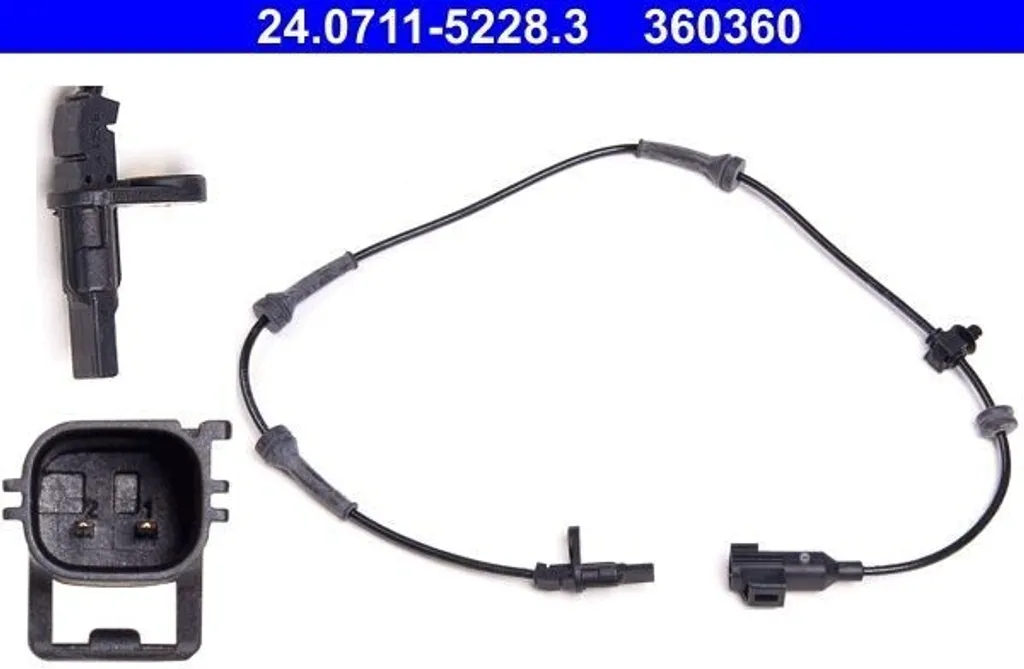 Capteur ABS OE 6G9N 2B372 BC ATE - Haute Précision pour Freelander 2 L359