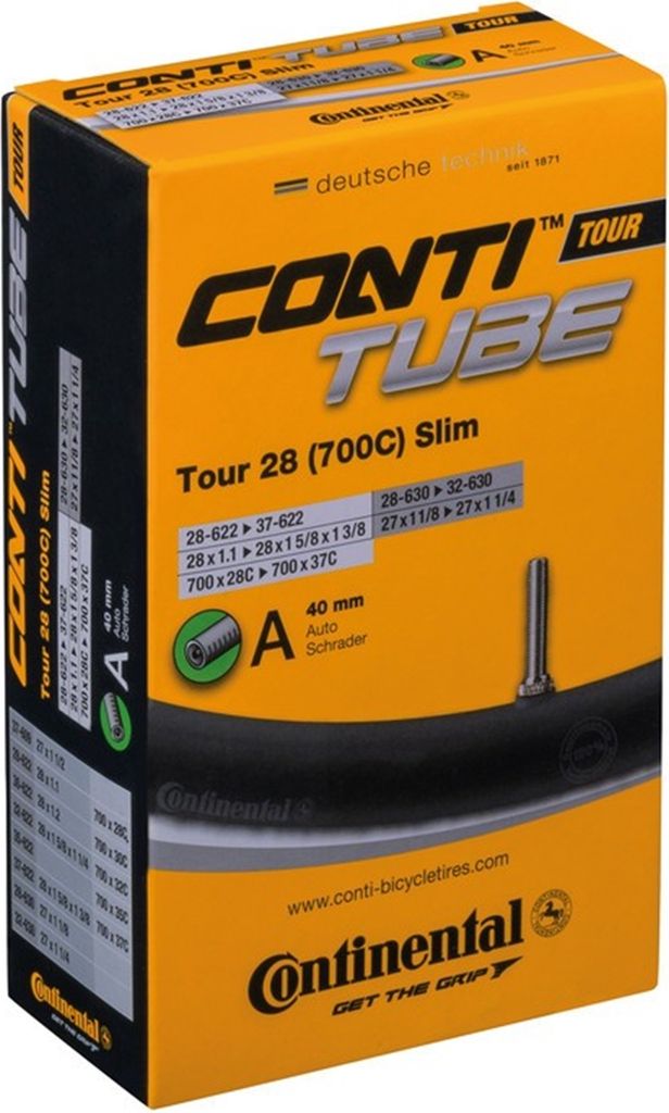 Camera d'aria Continental Tour 28 Slim 27/28x1.1-1 5/8" Immagine del prodotto 