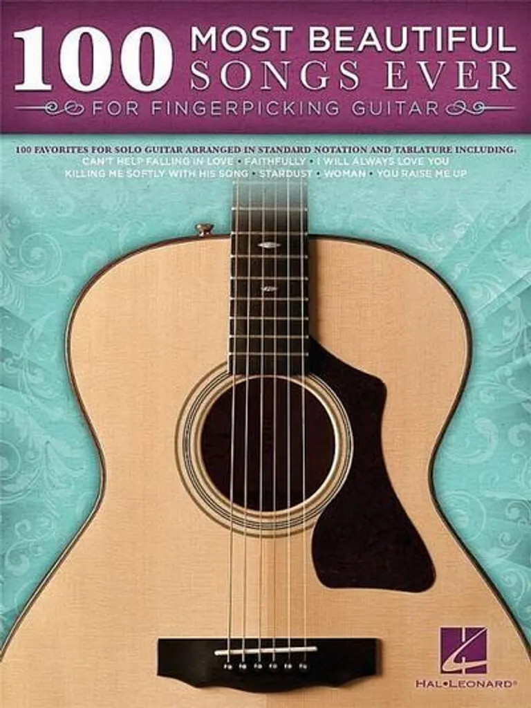 Répertoire guitare fingerpicking 100 titres pour jouer seul à la maison