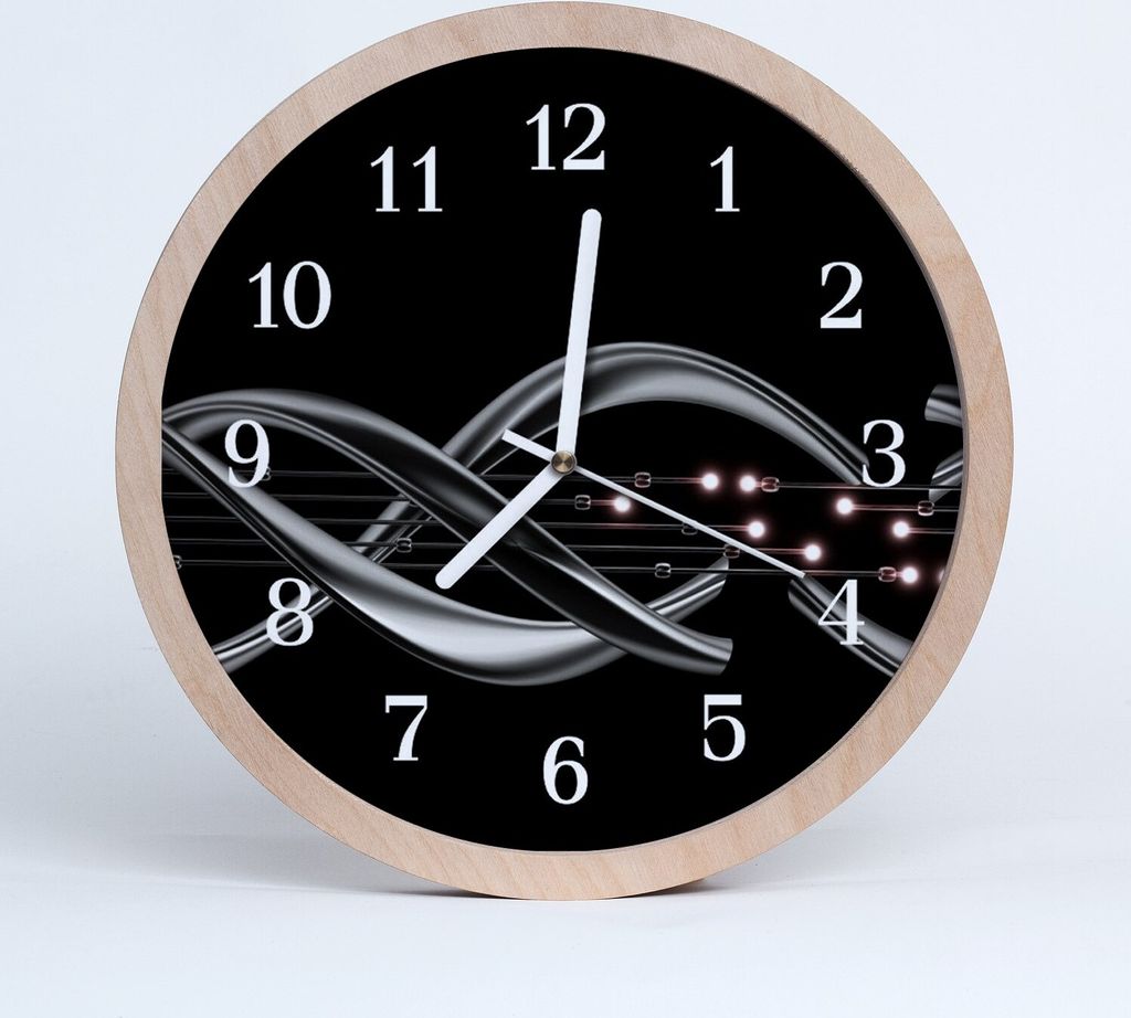 Holzuhr 30fi cm wanduhr - Abstrakte Kunst