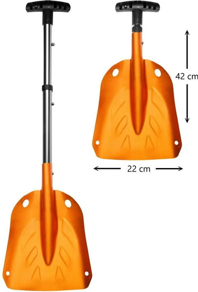 Pala da Valanga SKINSTAR in Alluminio Blu - Kit Sci Alpinismo 3 Pezzi - 5