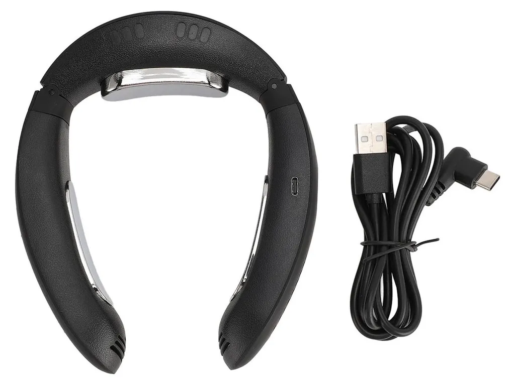 Ventilateur de nuque rechargeable pour travail au bureau ou sport en plein air