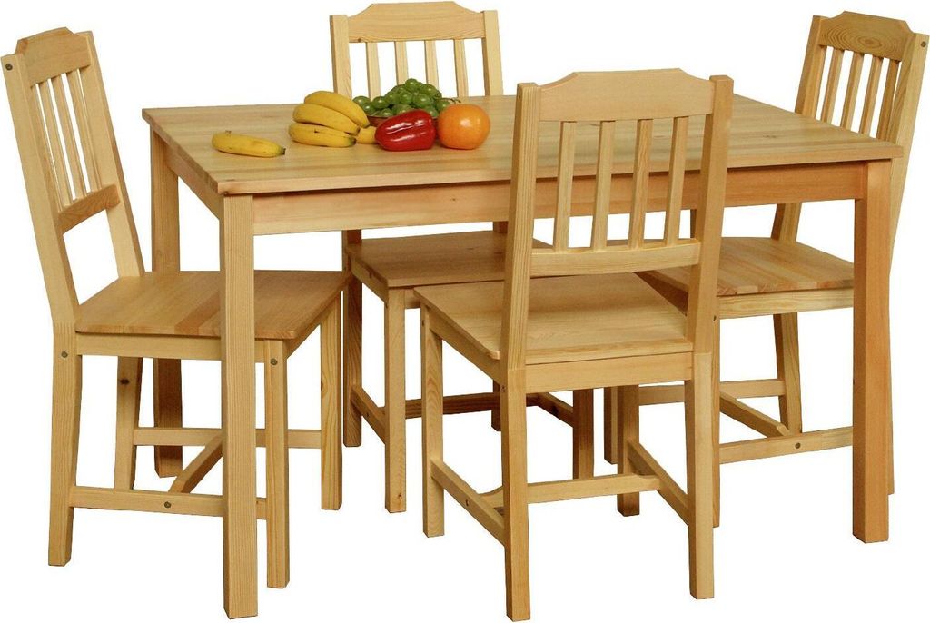 Idea Table + 4 chaises 8849 laqué Image du produit 
