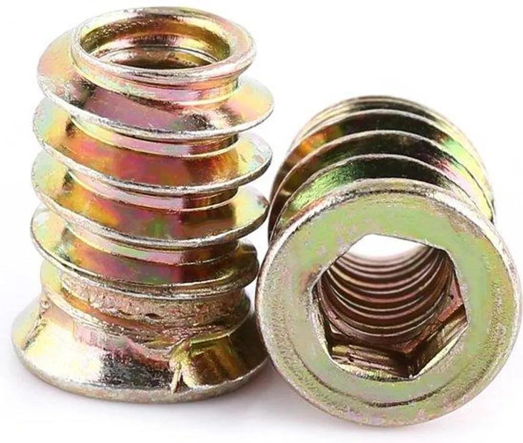 Vis hexagonale bois filetage intégral en acier carbone zingué 6-10mm