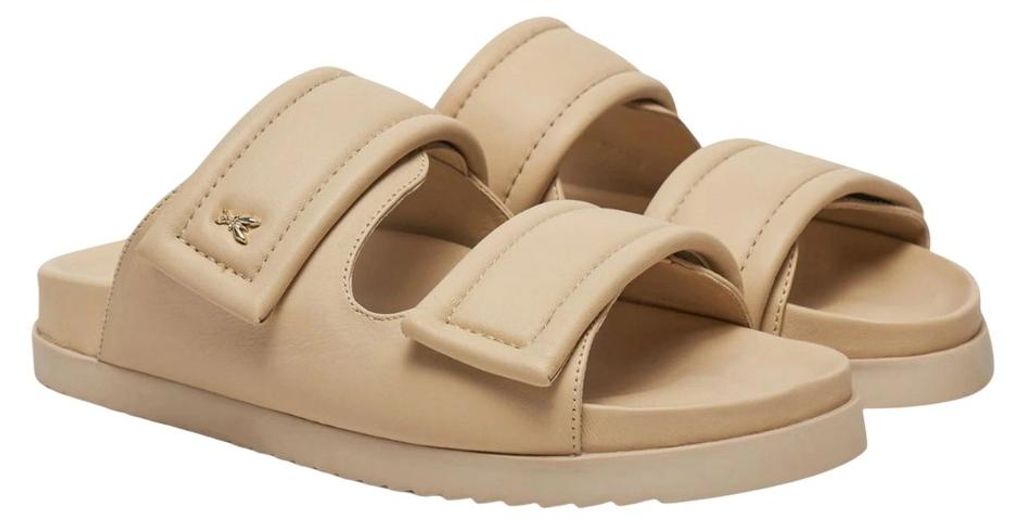 Patrizia Pepe - Sandalen für Damen, Leder NA943 (37 EU) (Beige)