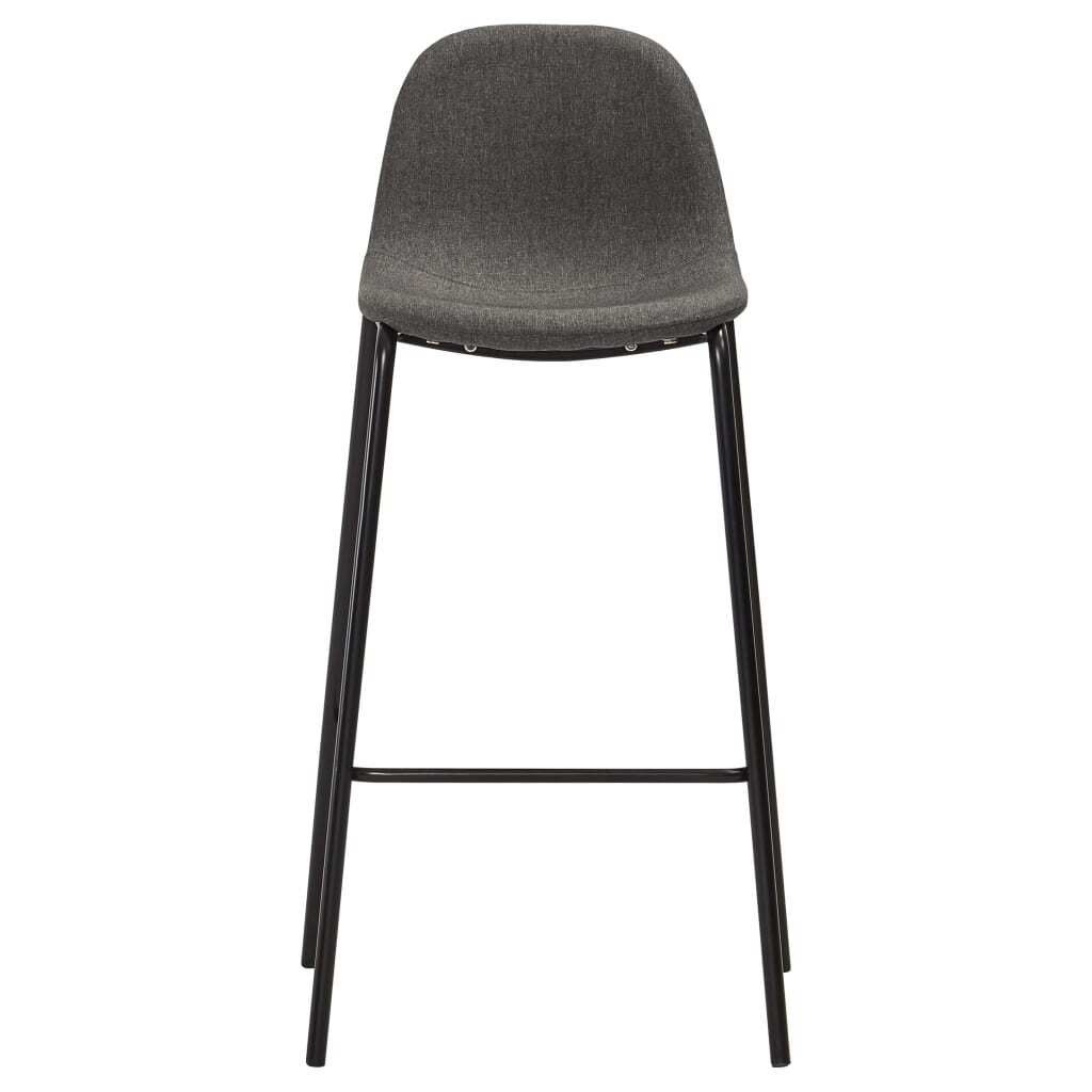 "im Sonderangebot"Barhocker 2er Set - CLORIS - Barstuhl - Optimal Komfort, Dunkelgrau Stoff - 51 x 49 x 99 cm - DEMöbel9167240