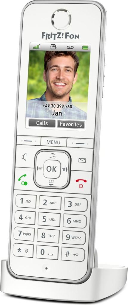 Téléphone sans fil DECT international Avm Fritz C6 avec Image du produit 