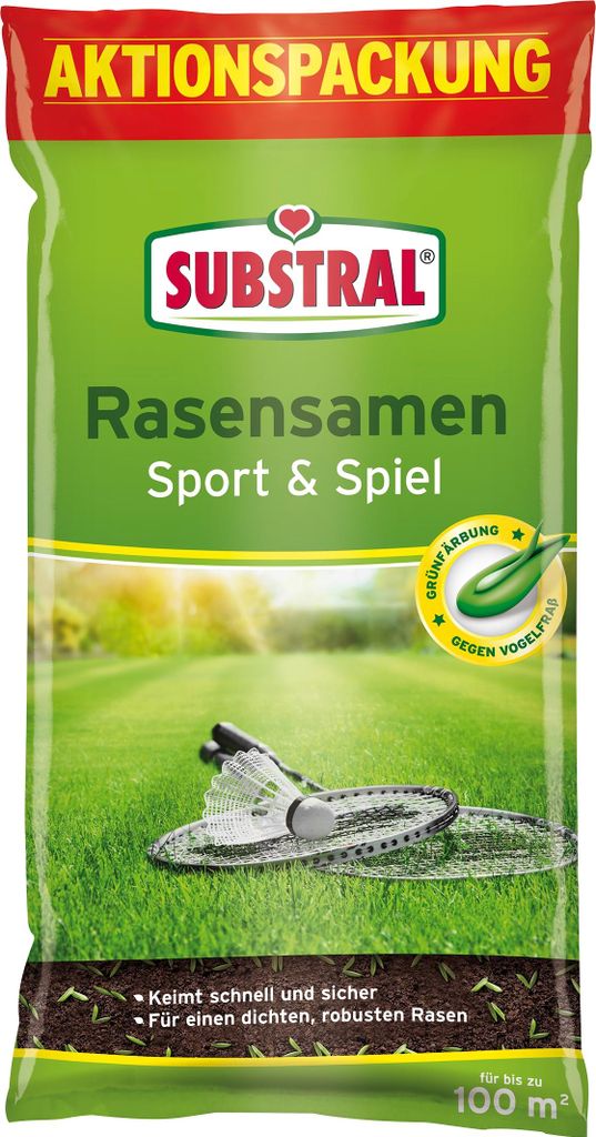 Substral Sport & Spiel Rasensamen 2 kg für 100 m² Produktbild 