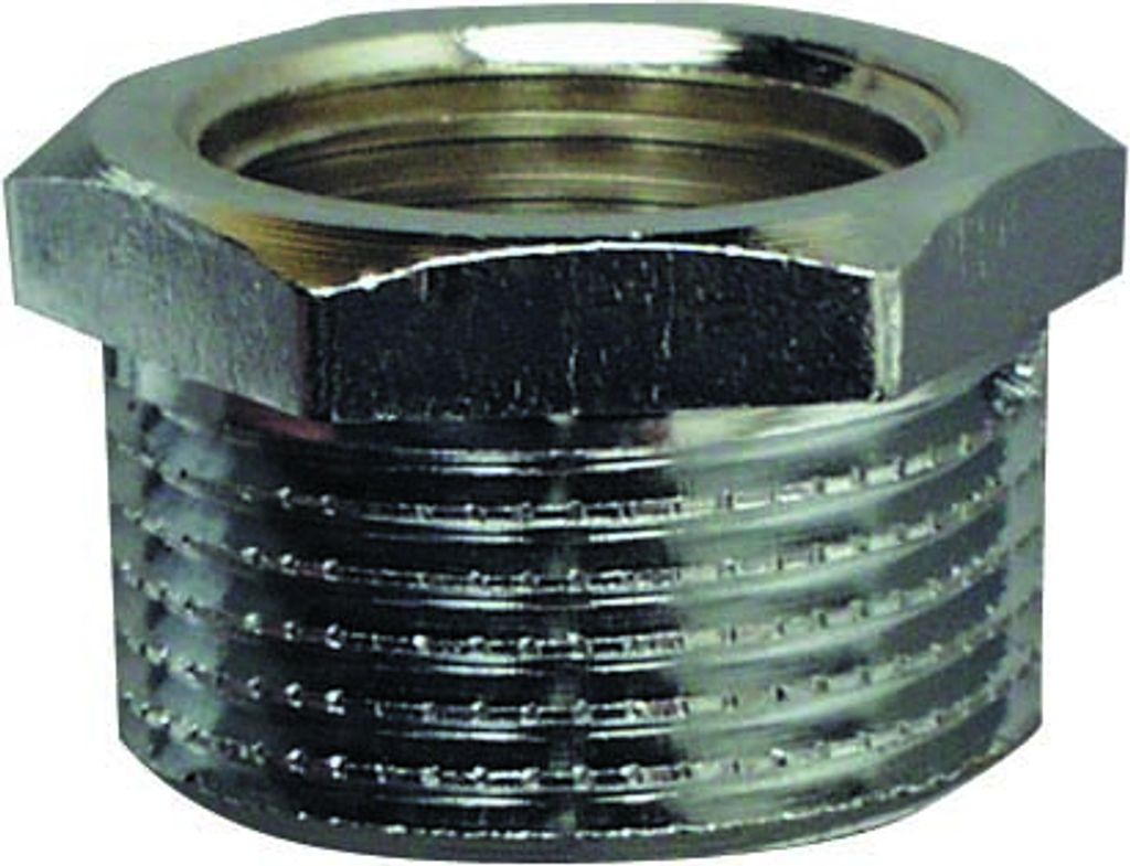 Cornat Reduzierstück messing verchromt 1/2 x 3/8 Innen- und Produktbild 
