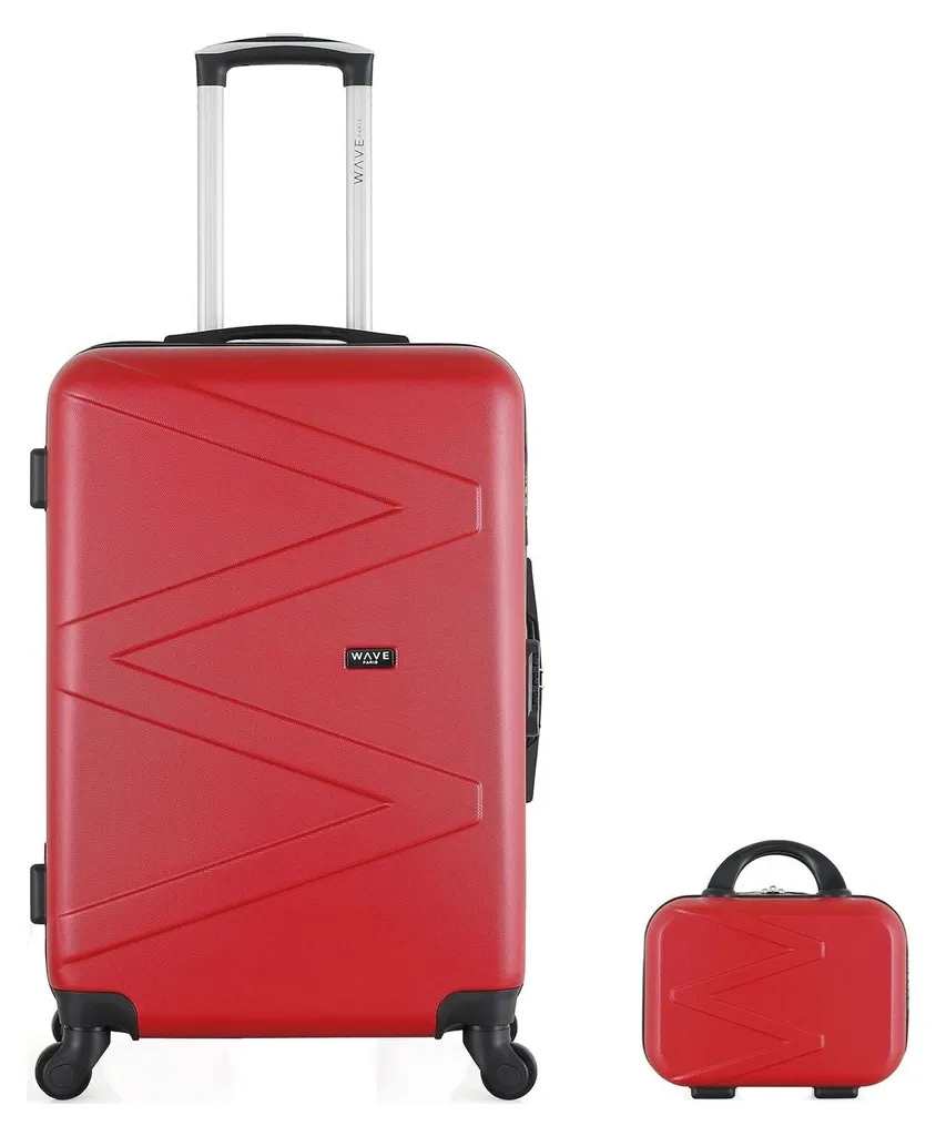 Set de Bagages Weekend et Vanity Case AMAZONE par WAVE PARIS en ABS